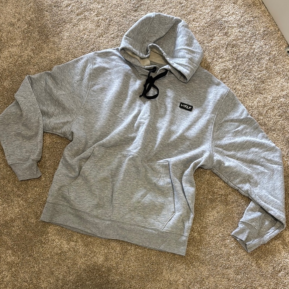 TLF Gray Hoodie with Logo